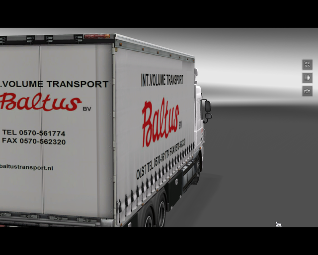 ets2 Daf XF 6x4 BDF Baltus Transport Olst 2 prive skin ets2