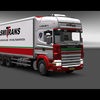 ets2 Scania 124L 470 6x4 BD... - prive skin ets2