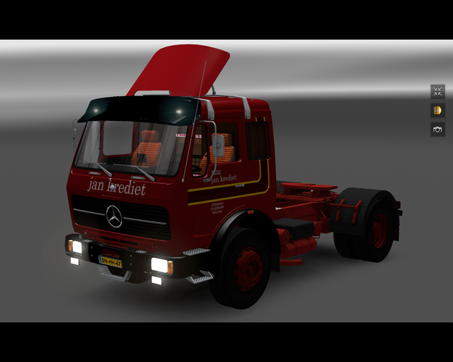 ets2 Mercedes NG1632 4x2 Jan Krediet Steenwijk prive skin ets2