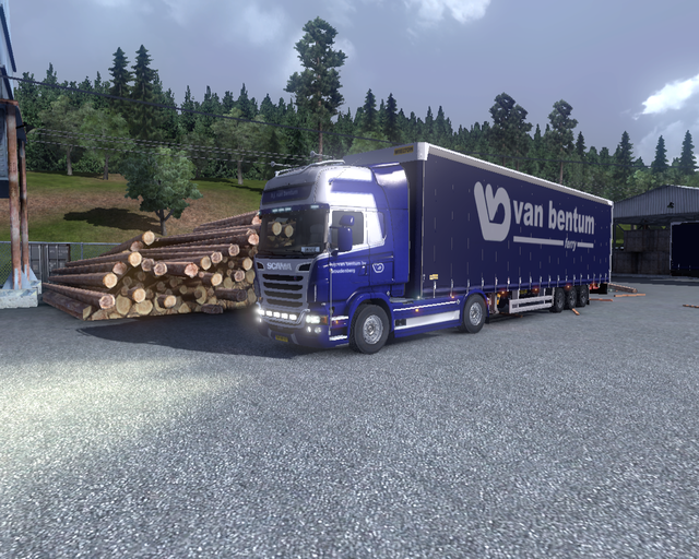 ets2 Scania R2009 4x2 + Krone Profiliner H.J prive skin ets2