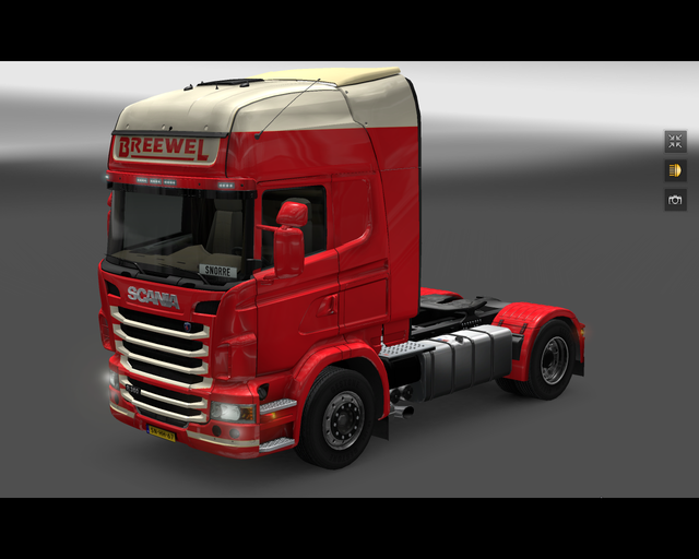 ets2 Scania R2009 4x2 Breewel Transport prive skin ets2