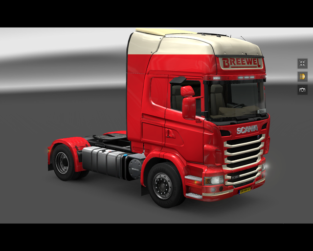 ets2 Scania R2009 4x2 Breewel Transport 1 prive skin ets2