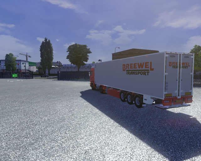 ets2 Scania R2009 4x2 + Chereau Koeltrailer Breewe prive skin ets2