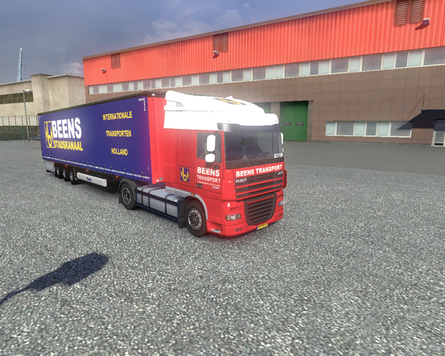 ets2 Daf XF + Krone Profiliner Beens Transport Sta prive skin ets2