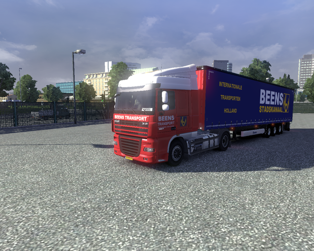 ets2 Daf XF + Krone Profiliner Beens Transport Sta prive skin ets2