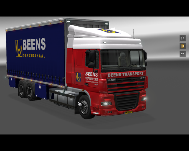 ets2 Daf XF 6x4 BDF Beens Transport Stadskanaal 1 prive skin ets2