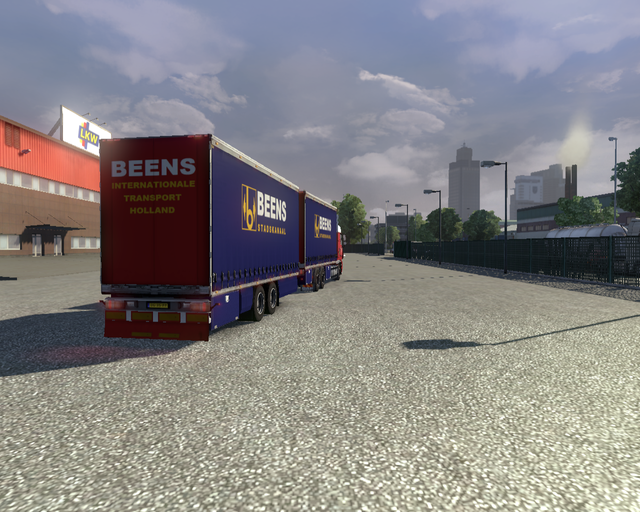 ets2 Daf XF 6x4 BDF + tandem Beens Transport Stads prive skin ets2