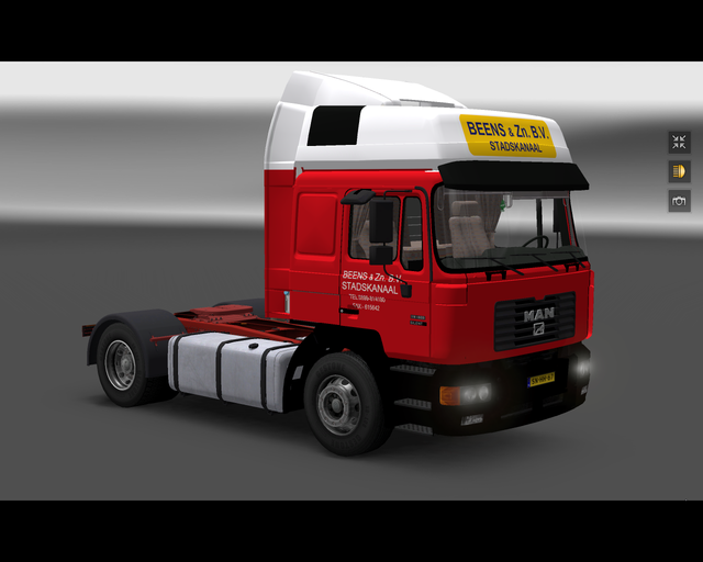 ets2 Man F2000 silenz Beens& Zn BV Stadskanaal 1 prive skin ets2