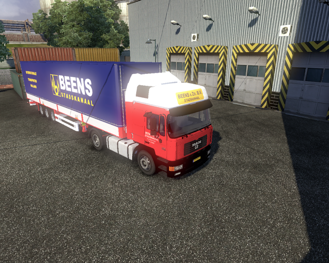 ets2 Man F2000 silenz + schmitz trailer Beens& Zn  prive skin ets2