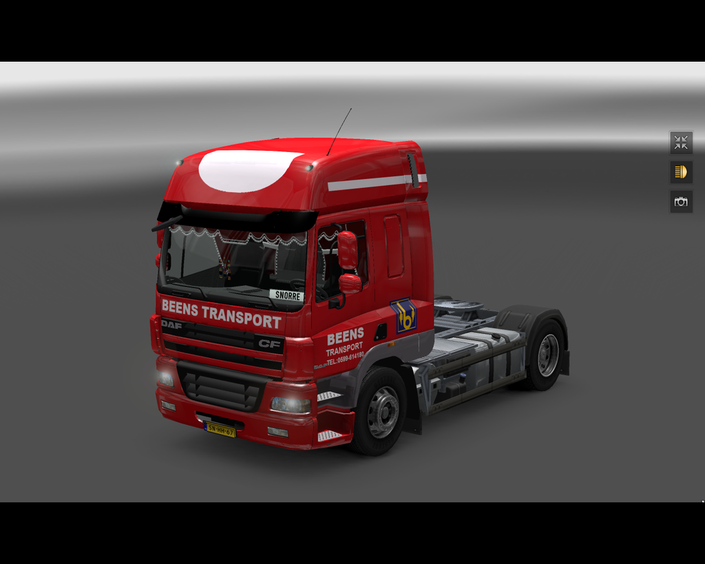 ets2 Daf CF 4x2 Beens Transport Stadskanaal - prive skin ets2