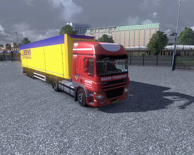 ets2 Daf CF 4x2 + Bodex trailer Beens Transport St prive skin ets2