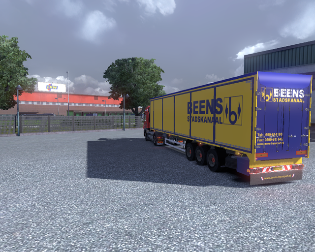 ets2 Daf CF 4x2 + Bodex trailer Beens Transport St prive skin ets2