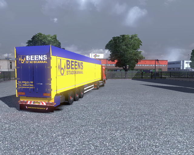 ets2 Daf CF 4x2 + Bodex trailer Beens Transport St prive skin ets2