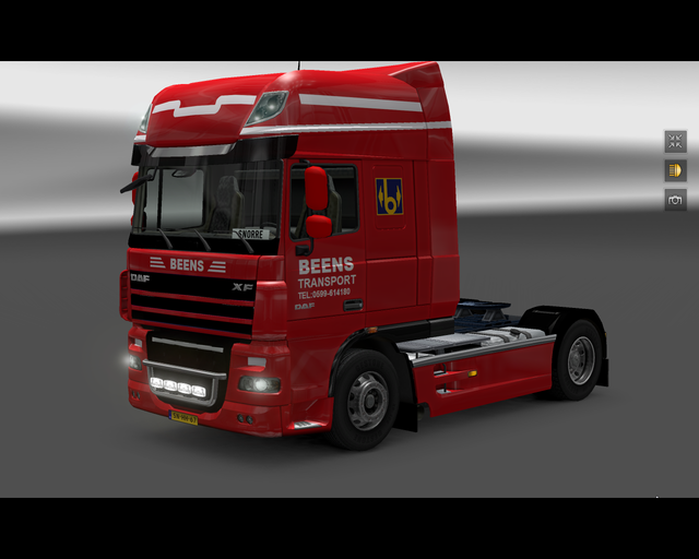 ets2 Daf XF105 Beens Transport Stadskanaal prive skin ets2