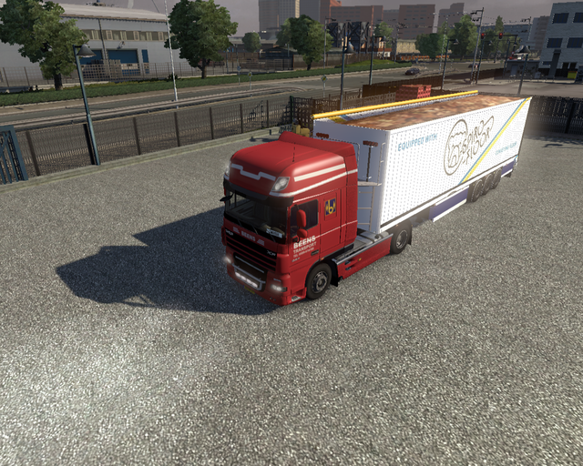 ets2 Daf XF105 + Bodex trailer Beens Transport Sta prive skin ets2