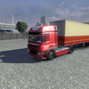 ets2 Daf CF + 2 asser trail... - prive skin ets2