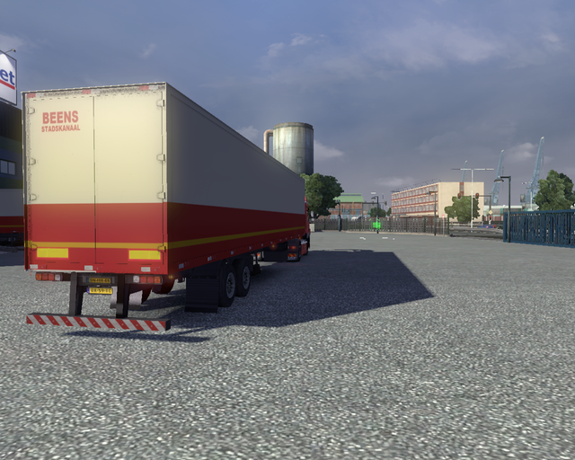 ets2 Daf CF + 2 asser trailer Beens Transport 3 prive skin ets2