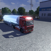 ets2 Daf CF + tank trailer ... - prive skin ets2