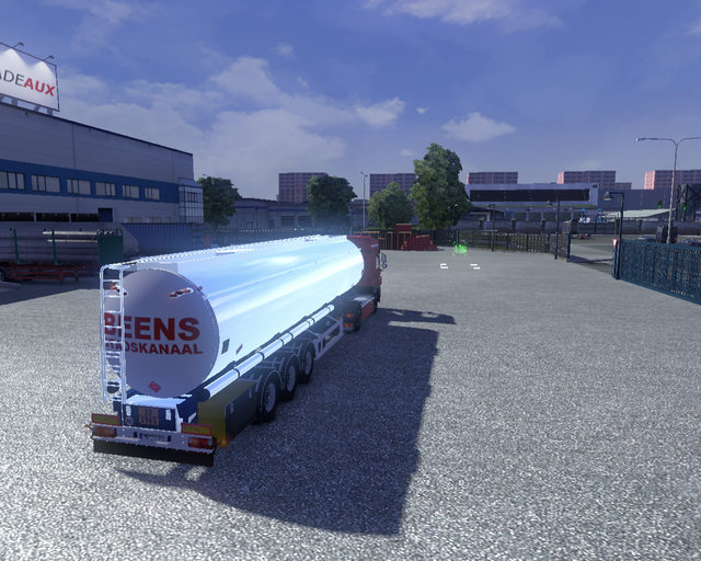 ets2 Daf CF + tank trailer Beens Transport 3 prive skin ets2