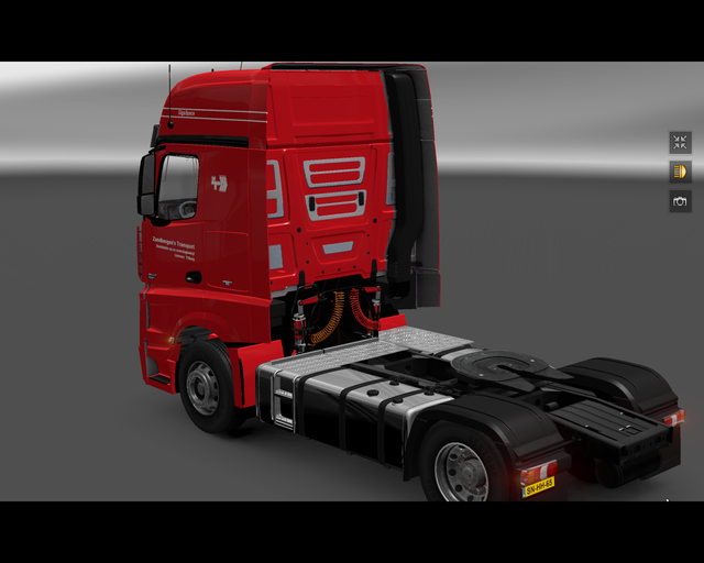 ets2 Mercedes Actros MP4 Zandbergen's Transport Li prive skin ets2