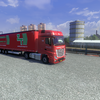 ets2 Mercedes Actros MP4 + ... - prive skin ets2