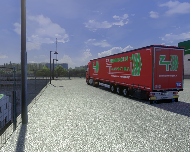 ets2 Mercedes Actros MP4 + Krone Profi Zandbergen' prive skin ets2