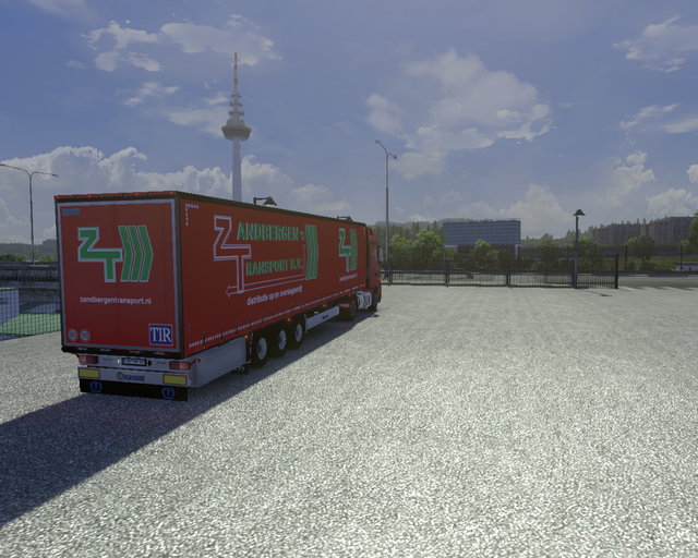 ets2 Mercedes Actros MP4 + Krone Profi Zandbergen' prive skin ets2