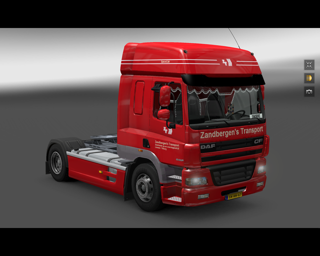 ets2 Daf XF Zandbergen's Transport Limmen Tilburg  prive skin ets2