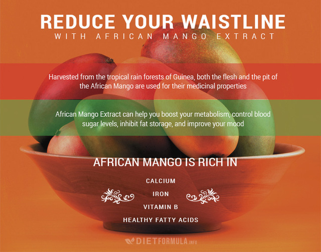 reduce waistline with african mango extract, afric DietFormula.info