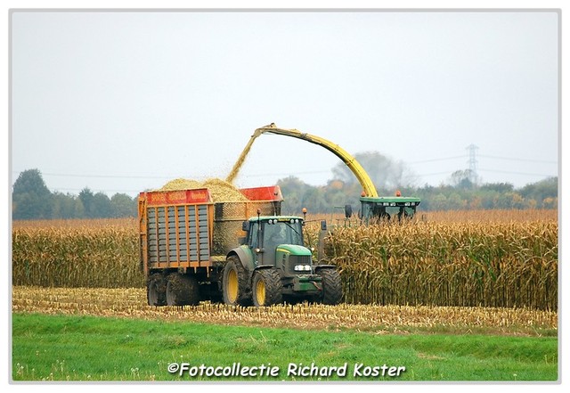 Sportel, loonbedrijf John Deere's 7430's Nieuwolda Richard