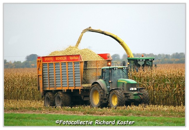 Sportel, loonbedrijf John Deere's 7430's Nieuwolda Richard