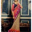 Beige Magenta And Tomato Co... - Designer Indian Sarees Collection At Lushika.com