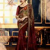 Brown Color Saree - Designer Indian Sarees Coll...