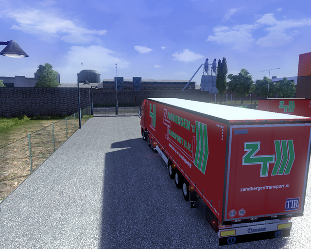 ets2 Daf XF105 6x4 + Krone Profiliner Zandbergen's prive skin ets2