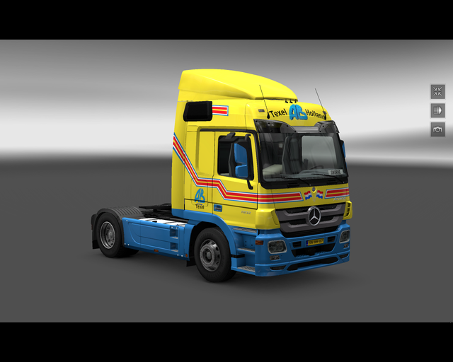 ets2 Mercedes Actros 4x2 MP3 AB Texel 1 prive skin ets2