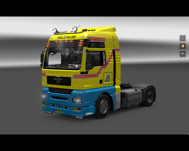 ets2 Man TGA 4x2 AB Texel prive skin ets2