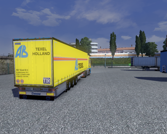 ets2 Man TGA 4x2 + Krone Profiliner AB Texel 3 prive skin ets2