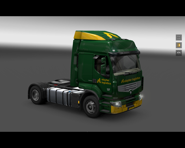 ets2 Renault Premium 4x2(old logo) Sluyter Logisti prive skin ets2