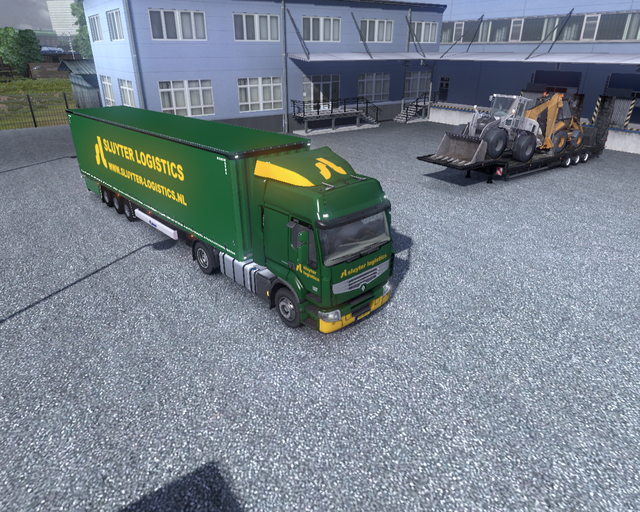 ets2 Renault Premium 4x2(old logo) + Krone profili prive skin ets2