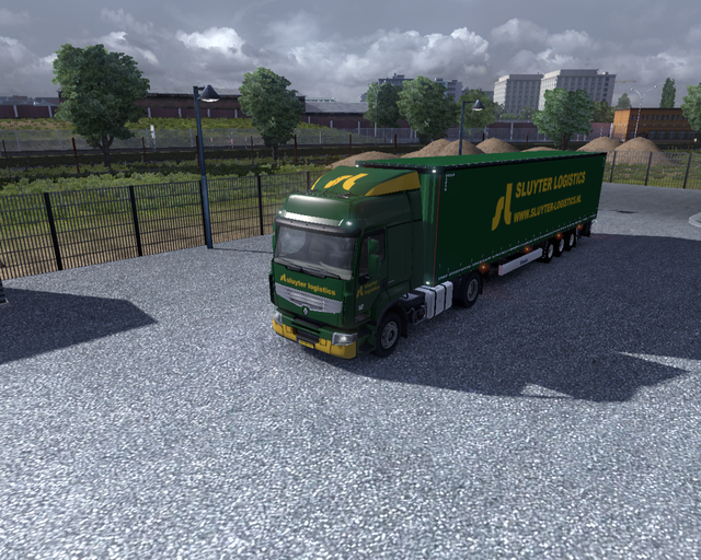 ets2 Renault Premium 4x2(old logo) + Krone profili prive skin ets2