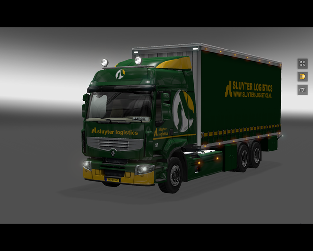 ets2 Renault Premium BDF Sluyter Logistics  prive skin ets2