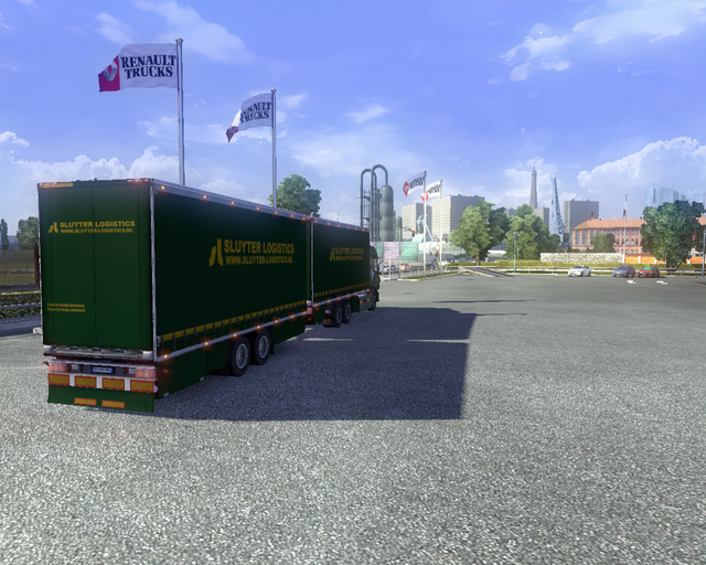 ets2 Renault Premium BDF + tandem Sluyter Logistic prive skin ets2