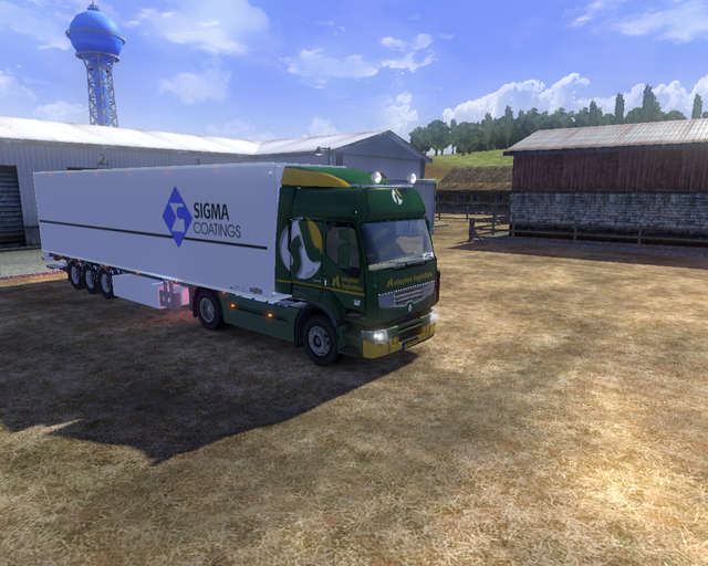 Renault Premium ( new logo) Sluyter Logistics + Ch prive skin ets2