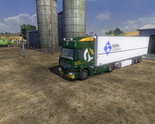 Renault Premium ( new logo) Sluyter Logistics + Ch prive skin ets2