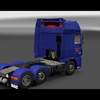 ets2 Daf XF105 6x2 Sandstra... - prive skin ets2