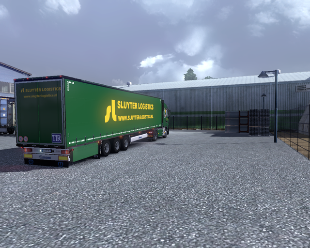 ets2 Renault T 4x2 + Krone Profiliner Sluyter Logi prive skin ets2