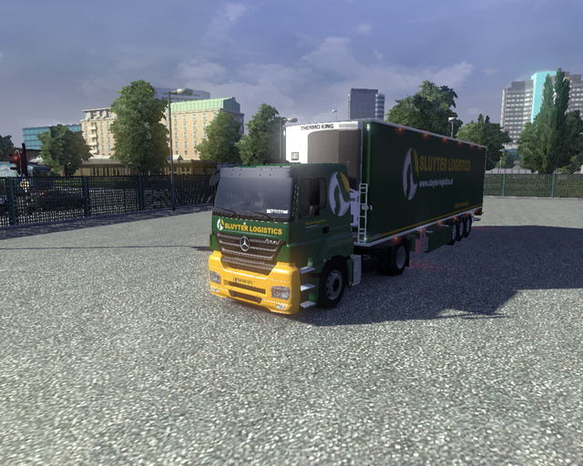 ets2 Mercedes Axor 4x2 (low cab) + Chereau Sluyte prive skin ets2