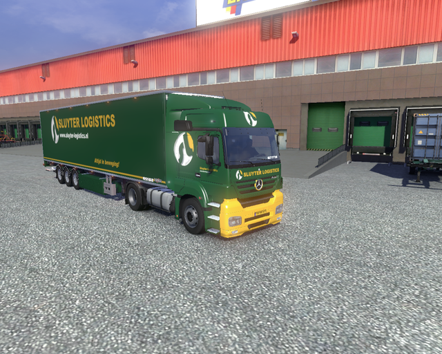 ets2 Mercedes Axor 4x2 (high cab) + Chereau Coolli prive skin ets2