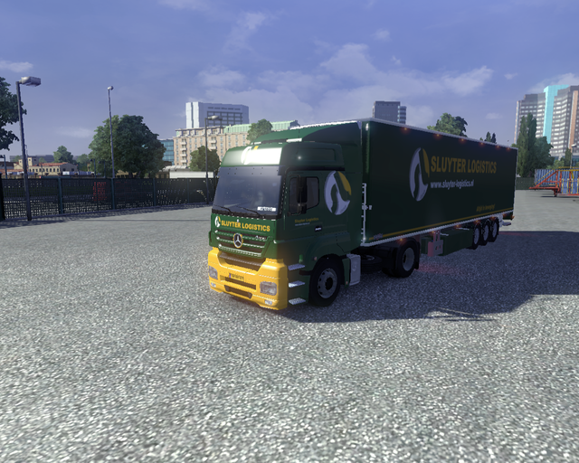 ets2 Mercedes Axor 4x2 (high cab) + Chereau Coolli prive skin ets2