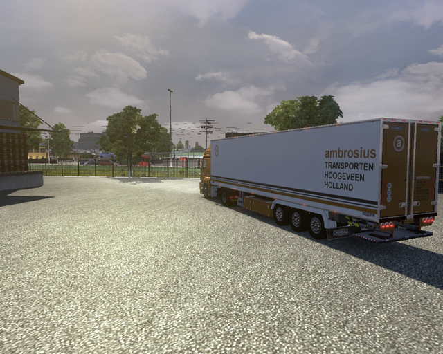 ets2 Mercedes Axor 4x2 (high cab) + Chereau Coolli prive skin ets2